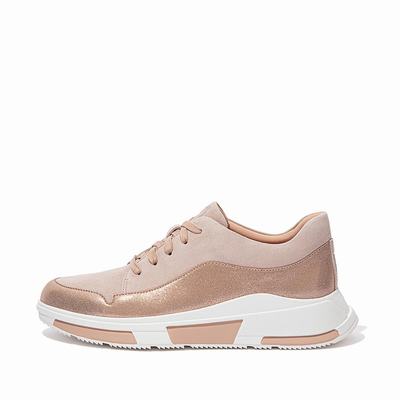 Fitflop Freya Suede Sneakers Dames Beige Nederland-07413